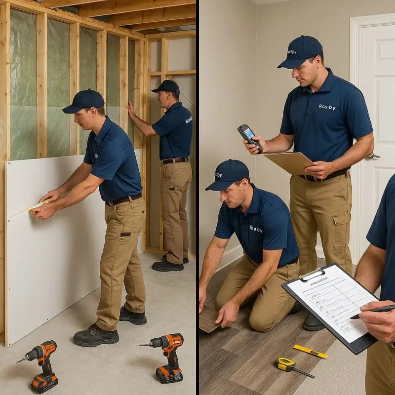 Repairs and Reconstruction process in Pineville, WV
